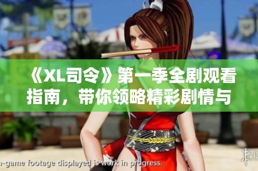 《XL司令》第一季全剧观看指南，带你领略精彩剧情与角色魅力