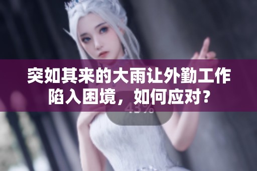 突如其来的大雨让外勤工作陷入困境，如何应对？