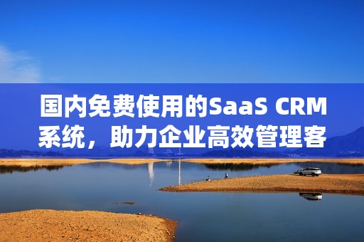国内免费使用的SaaS CRM系统，助力企业高效管理客户关系