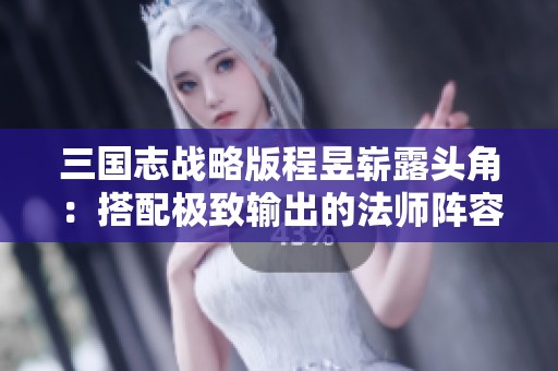 三国志战略版程昱崭露头角：搭配极致输出的法师阵容攻略