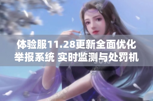 体验服11.28更新全面优化举报系统 实时监测与处罚机制大幅提升