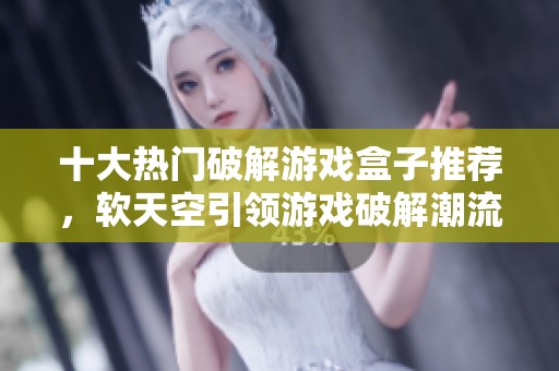 十大热门破解游戏盒子推荐，软天空引领游戏破解潮流