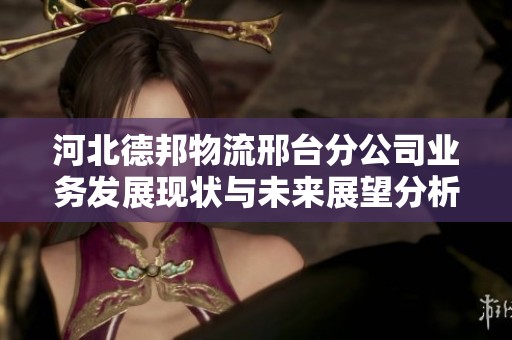 河北德邦物流邢台分公司业务发展现状与未来展望分析