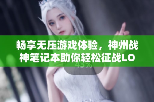 畅享无压游戏体验，神州战神笔记本助你轻松征战LOL与CSGO