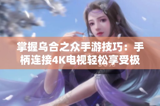掌握乌合之众手游技巧：手柄连接4K电视轻松享受极致游戏体验