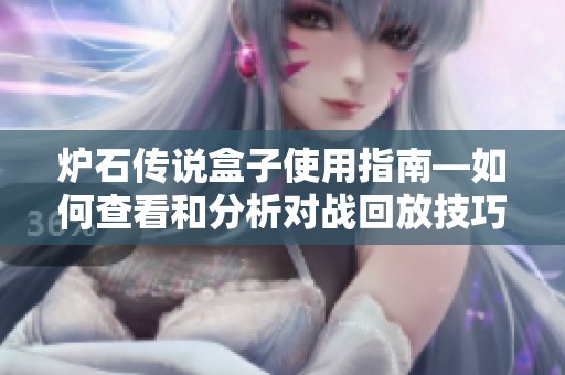 炉石传说盒子使用指南—如何查看和分析对战回放技巧