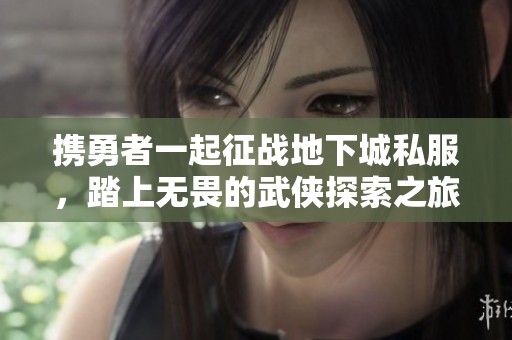 携勇者一起征战地下城私服，踏上无畏的武侠探索之旅
