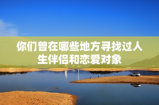 你们曾在哪些地方寻找过人生伴侣和恋爱对象